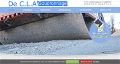 Desktop Screenshot of decla-goudronnage.com